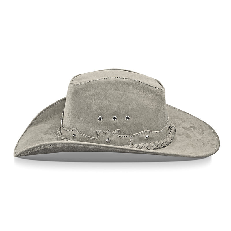 Cowboy Hat Western Gray Leather American Star