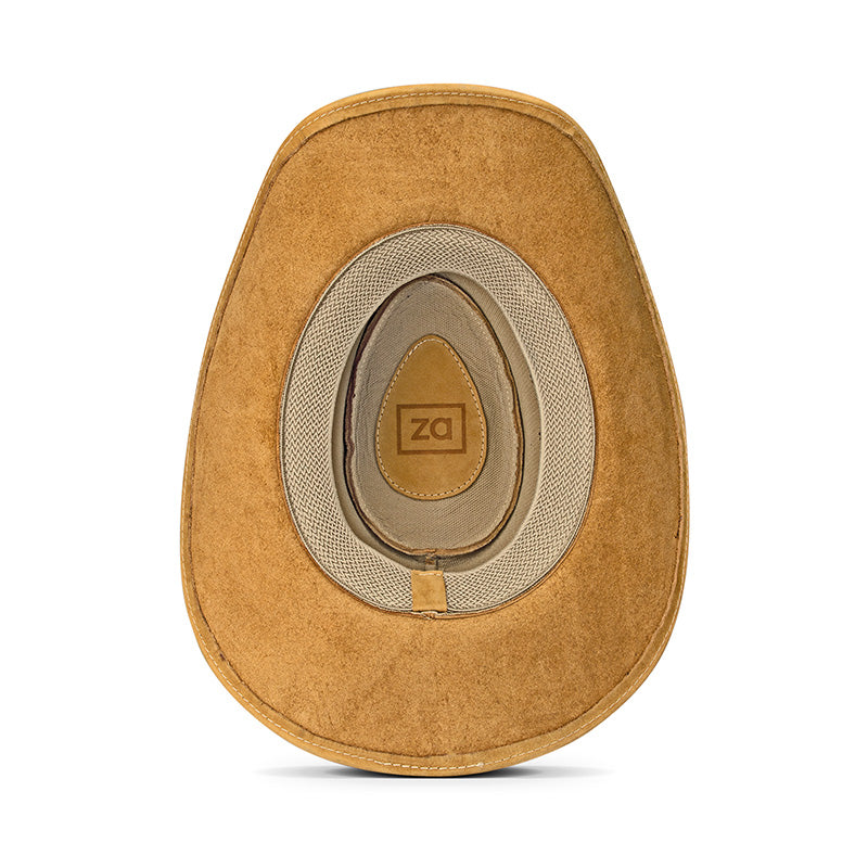 Cowboy Hat Western Beige Leather Ranger Star