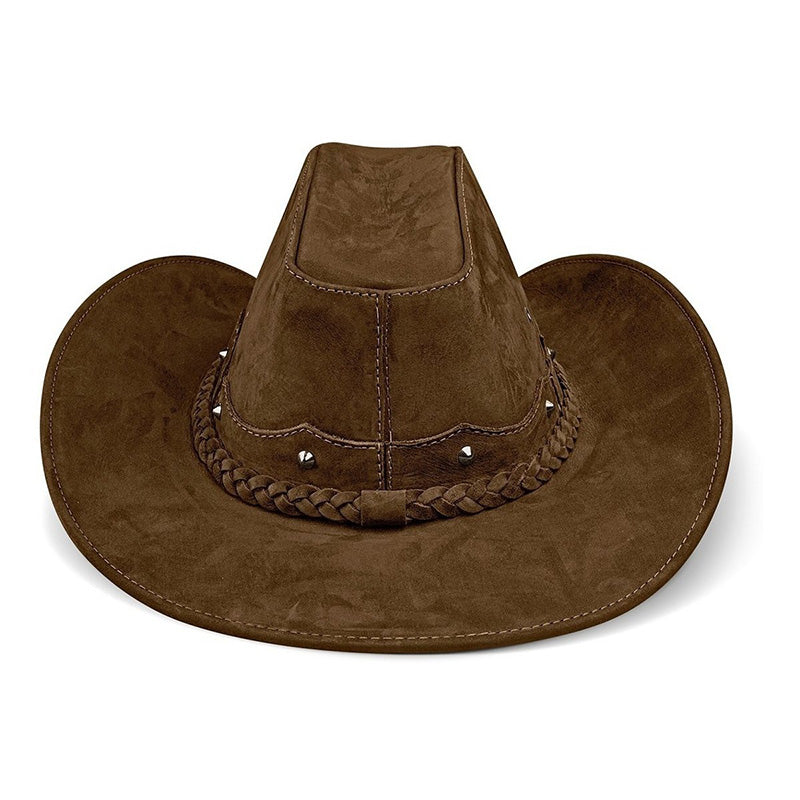 Cowboy Hat Western Light Brown Leather American Star