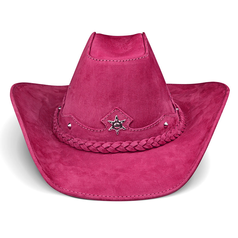 Cowboy Hat Western Pink Leather American Star