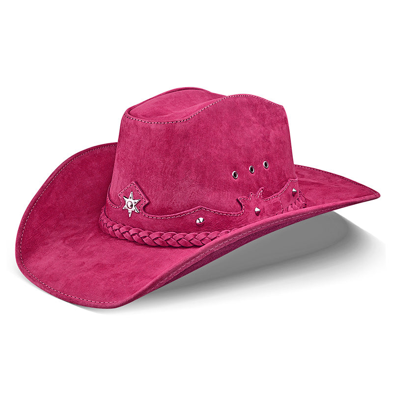 Cowboy Hat Western Pink Leather American Star