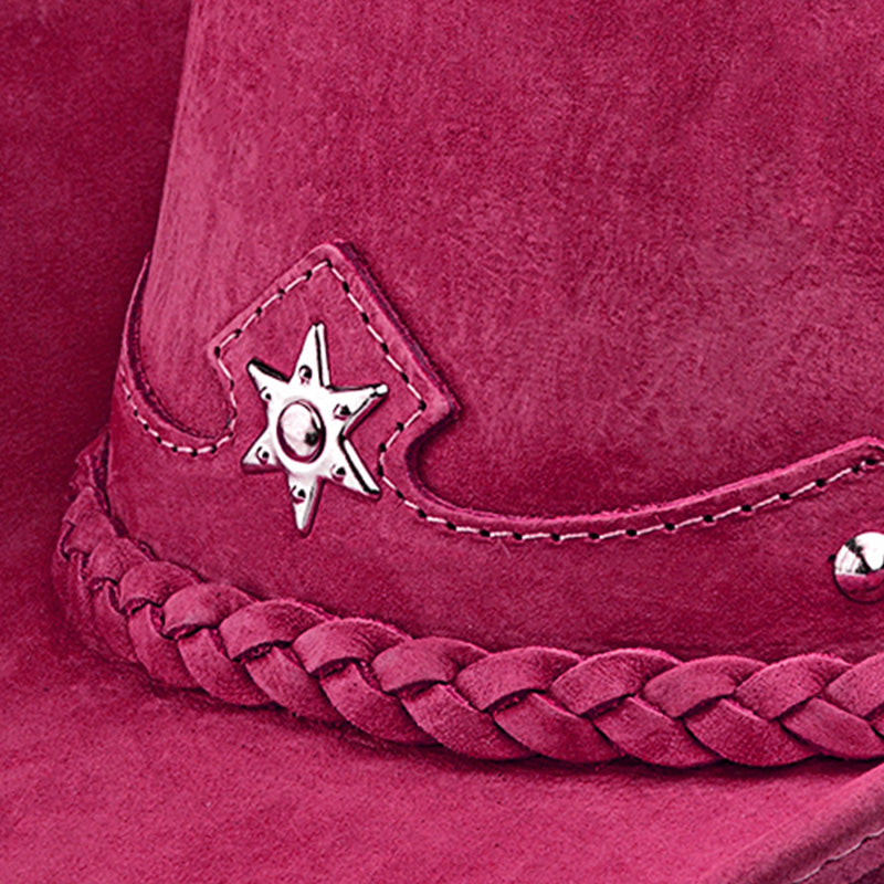 Cowboy Hat Western Pink Leather American Star
