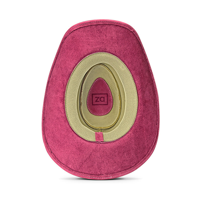 Cowboy Hat Western Pink Leather Ranger Star