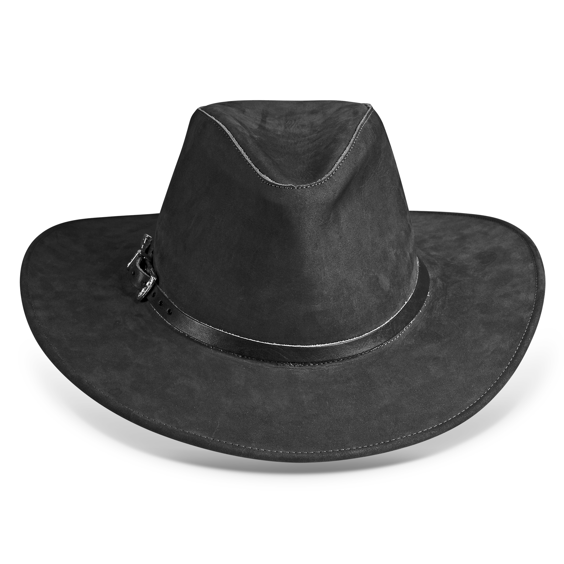 Z1 - Fedora Hat Black Leather