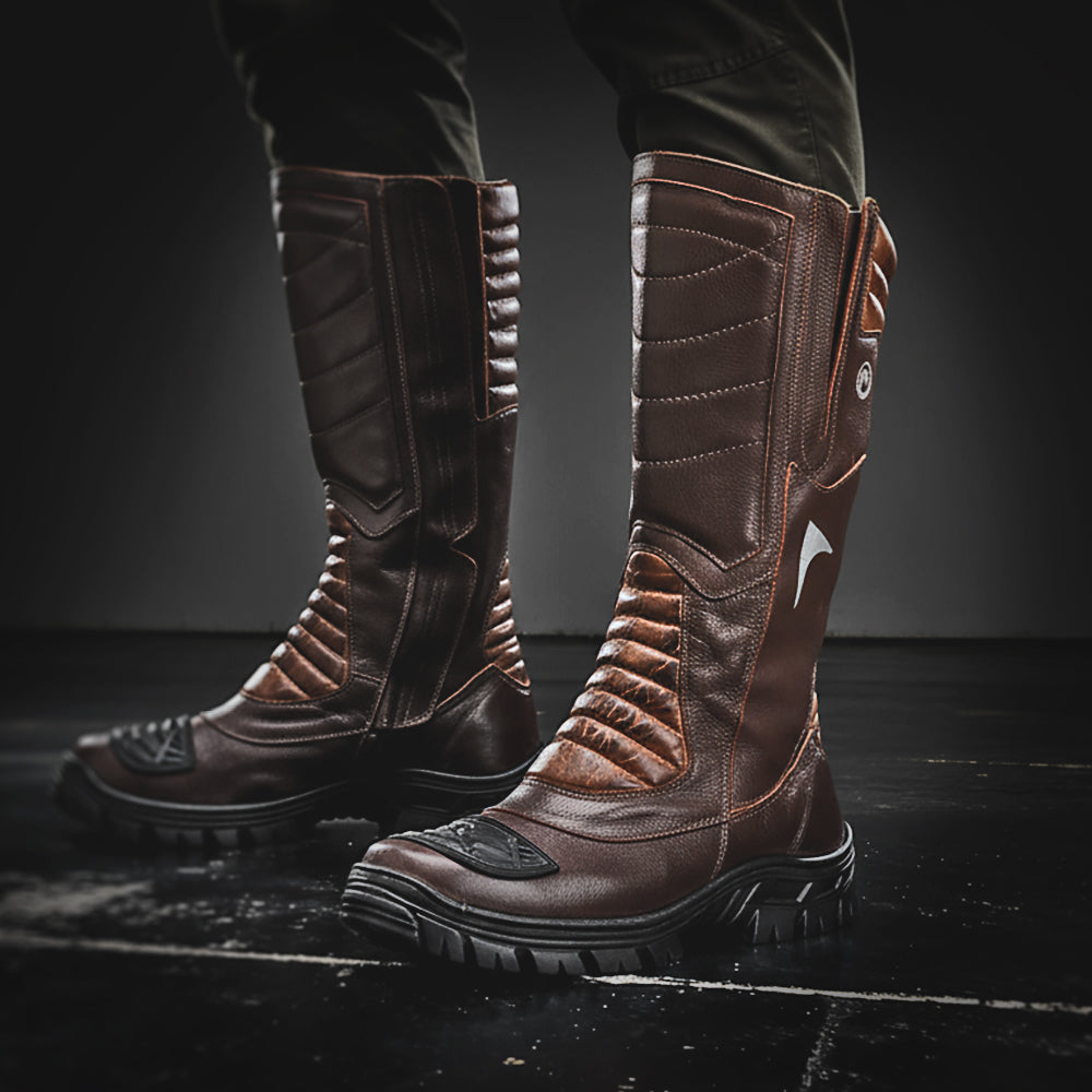 Boots Tactical Military Brown Leather Commanderguard