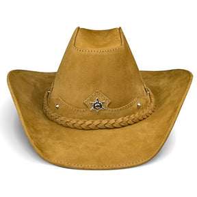 Cowboy Hat Western Beige Genuine Leather American Star