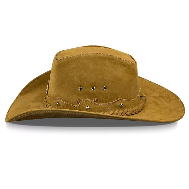 Cowboy Hat Western Beige Genuine Leather American Star