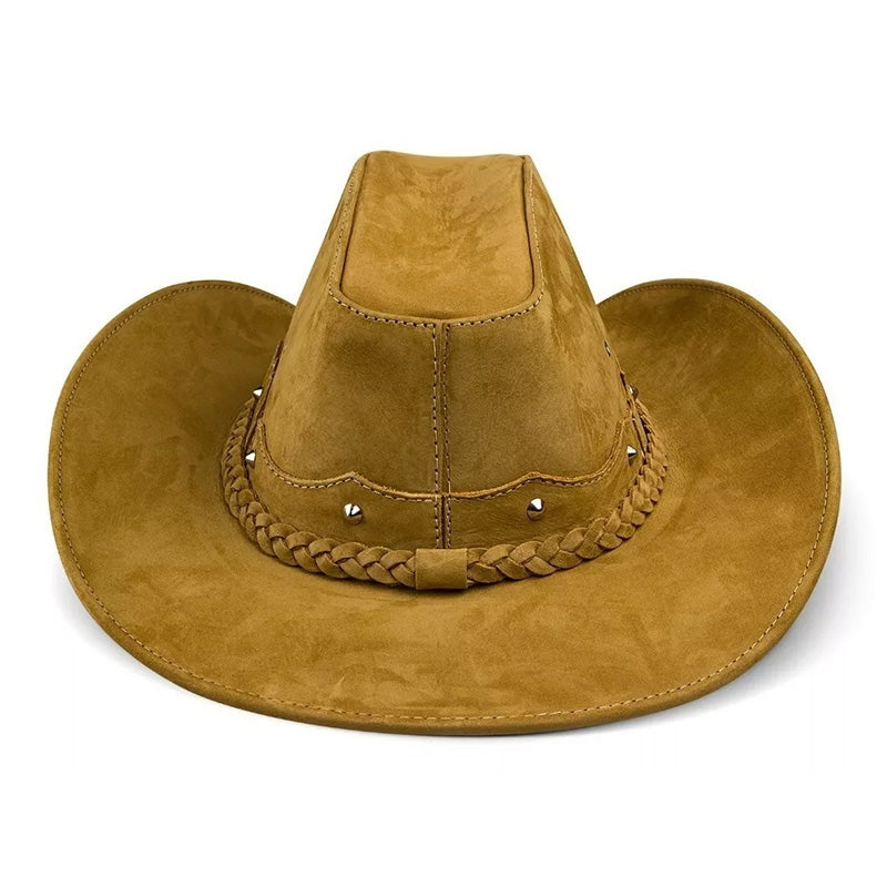 Cowboy Hat Western Beige Genuine Leather American Star