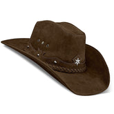 Cowboy Hat Western Dark Brown Leather American Star