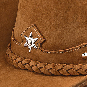 Cowboy Hat Western Whiskey Genuine Leather American Star