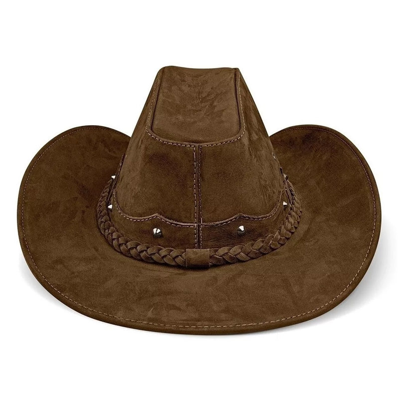 Cowboy Hat Western Light Brown Leather American Star