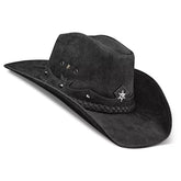 Cowboy Hat Western Black Leather American Star