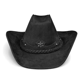 Cowboy Hat Western Black Leather American Star