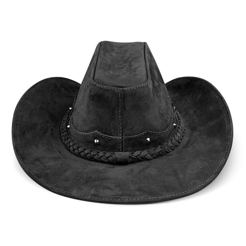 Cowboy Hat Western Black Leather American Star