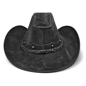 Cowboy Hat Western Vintage Black Leather American Star