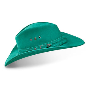 Cowboy Hat Turquoise Leather Western Trailblazer