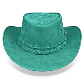 Cowboy Hat Turquoise Leather Western Maverick