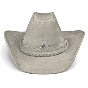 Cowboy Hat Western Gray Leather American Star
