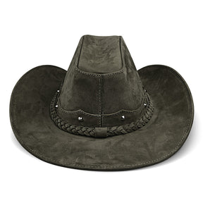 Cowboy Hat Western Dark Green Leather American Star