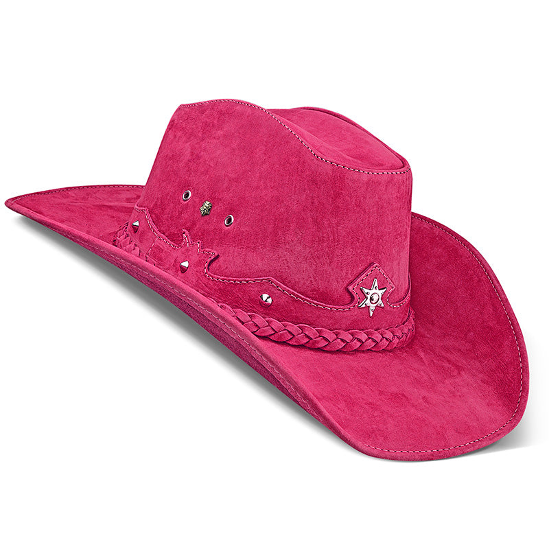 Cowboy Hat Western Pink Leather American Star