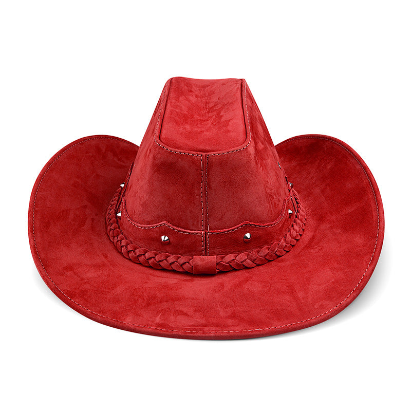 Cowboy Hat Western Red Leather American Star