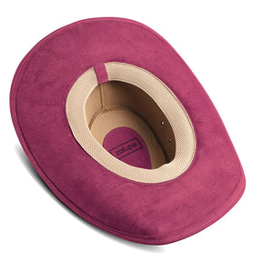 Frontier Pink Leather Cowboy Hat