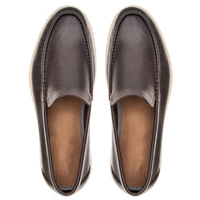 Mocassim Masculino Couro Café Navigator Unvars