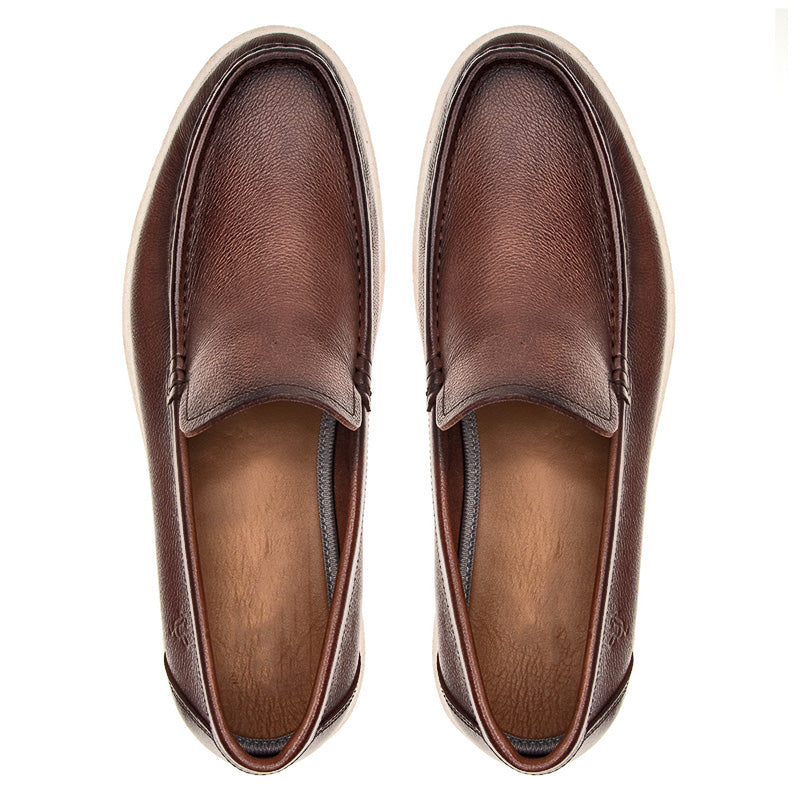 Mocassim Masculino Couro Marrom Navigator