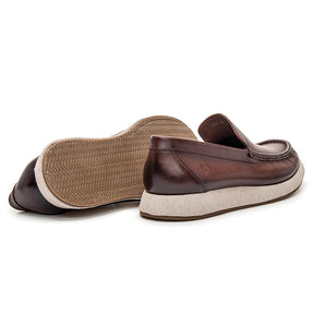 Mocassim Masculino Couro Marrom Navigator
