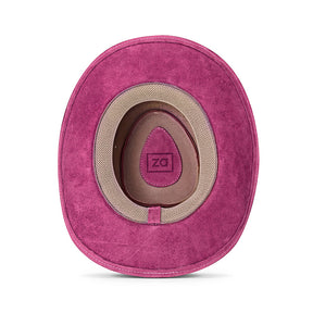 Outrider Pink Leather Cowboy Hat
