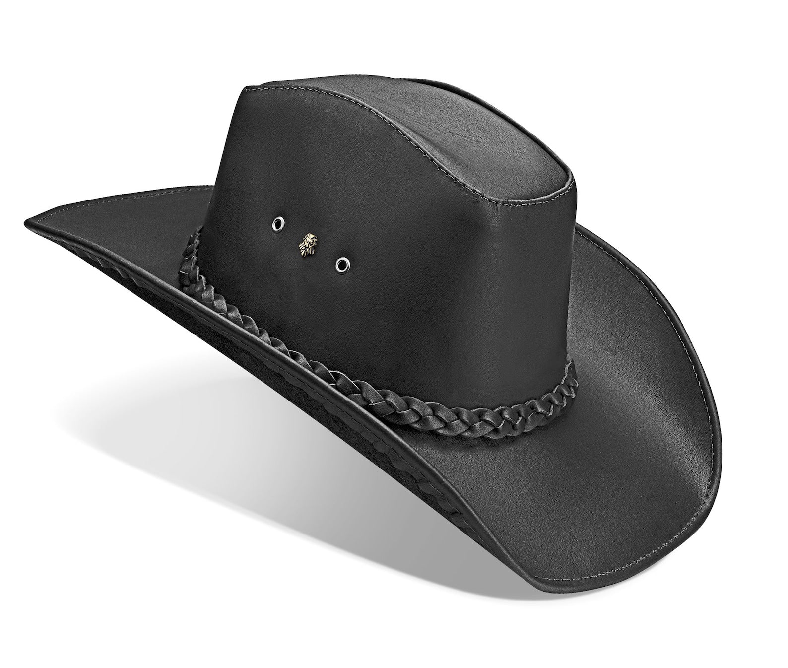 Cowboy Hat Phantom Black Leather American