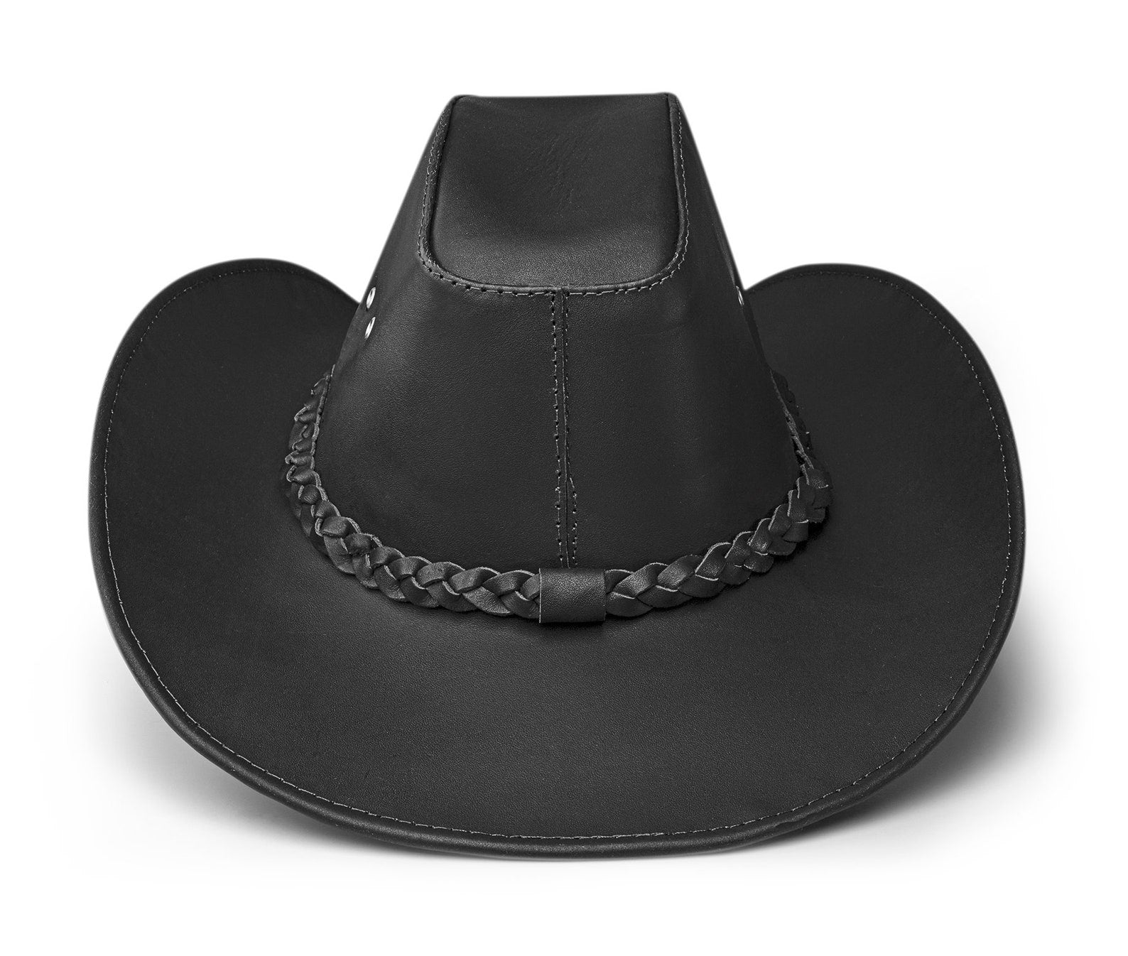 Cowboy Hat Phantom Black Leather American