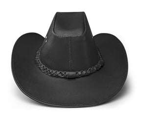 Cowboy Hat Phantom Black Leather American