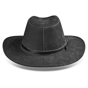 Z1 - Fedora Hat Black Leather