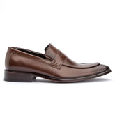 Mens Loafers Shoes Penny Leather Classic Leather Sole - Zalupe