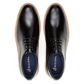 Mens Derby Hybrid Shoes Leather Plain Toe - Zalupe