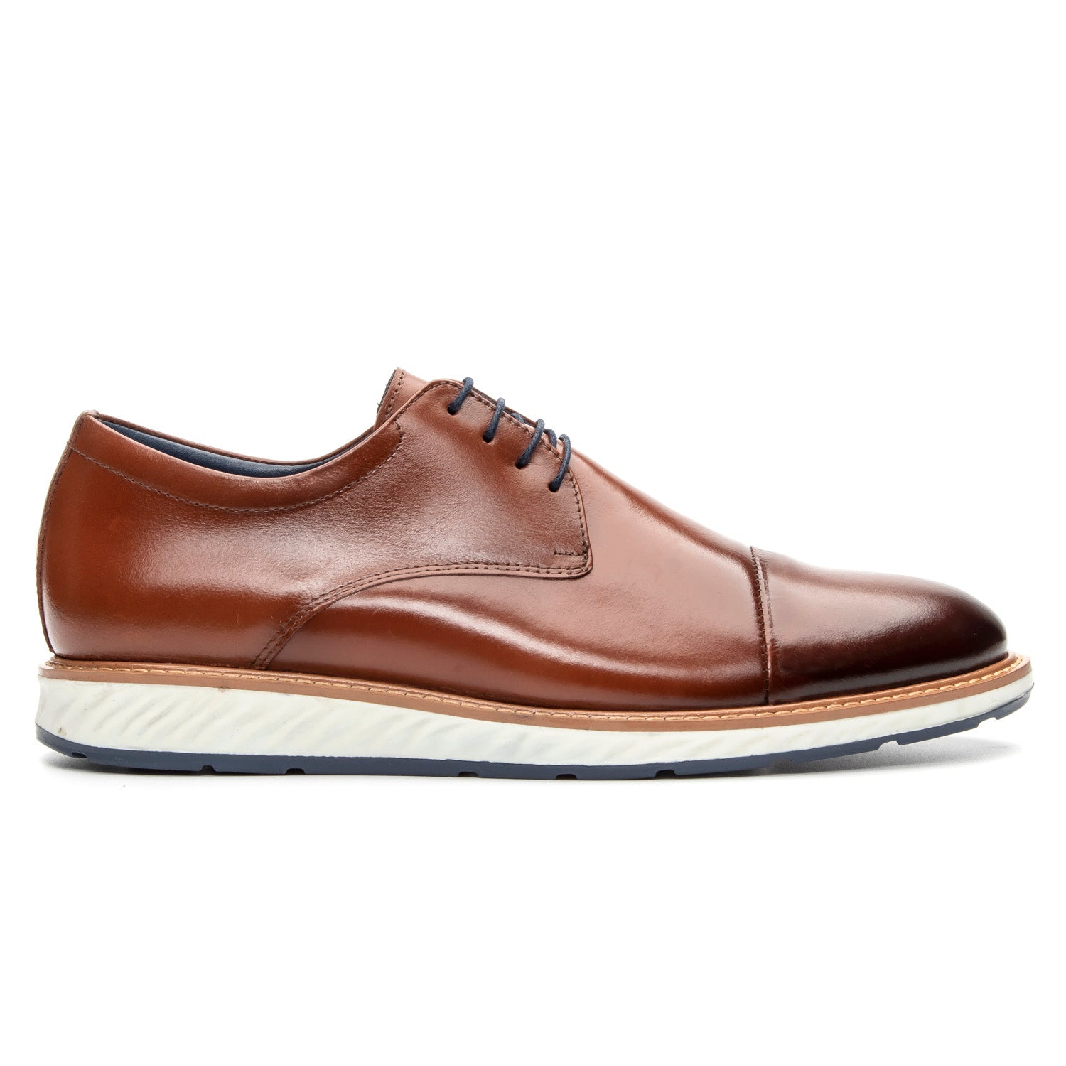 Mens Derby Hybrid Shoes Leather Wholecut - Zalupe