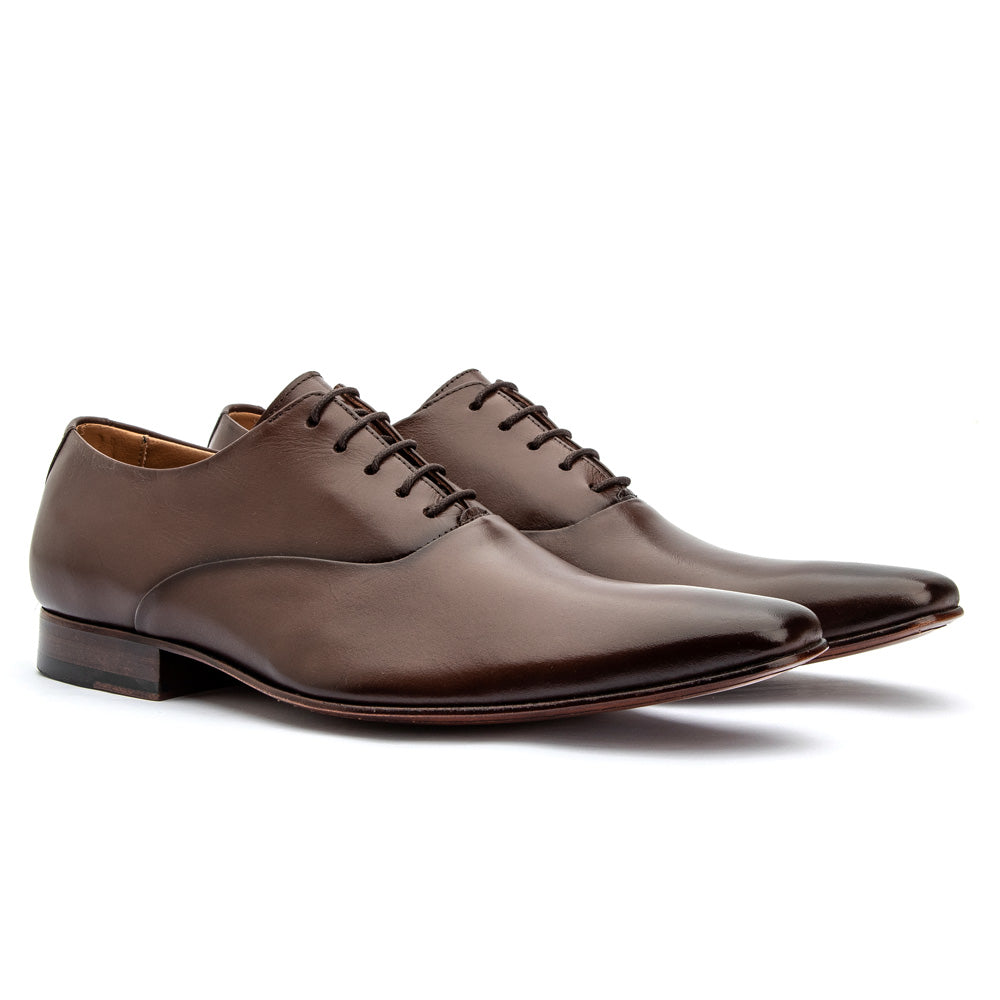 Oxfords Classic Shoes Leather Dress Lace Up Italian Style - Zalupe