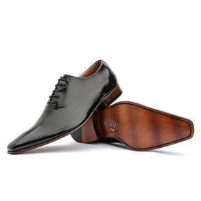 Oxfords Classic Shoes Leather Dress Lace Up Italian Style - Zalupe