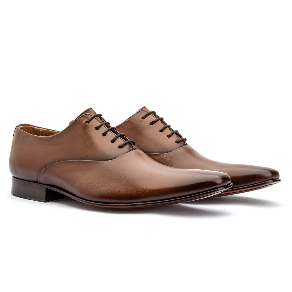 Oxfords Classic Shoes Leather Dress Lace Up Italian Style - Zalupe