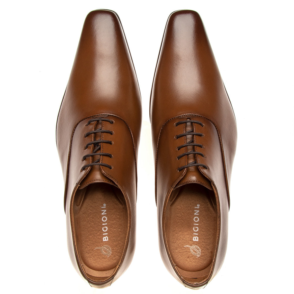 Oxfords Classic Shoes Leather Dress Lace Up Italian Style - Zalupe