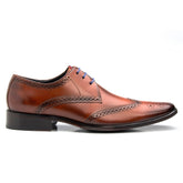 Oxfords Shoes Brogue Leather Dress Lace Up Wingtip Toe - Zalupe