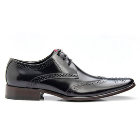 Oxfords Shoes Brogue Leather Dress Lace Up Wingtip Toe - Zalupe