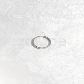 18k White Gold Ring for Womens Diamonds Jewelry Luxury Marriage - Zalupe
