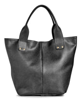 Minimalist Shoulder Leather Tote Bag - Zalupe