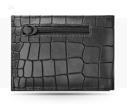 Wallet Small Genuine Leather Functional Men's Wallet Slim Luxury Coin Holder - Zalupe
