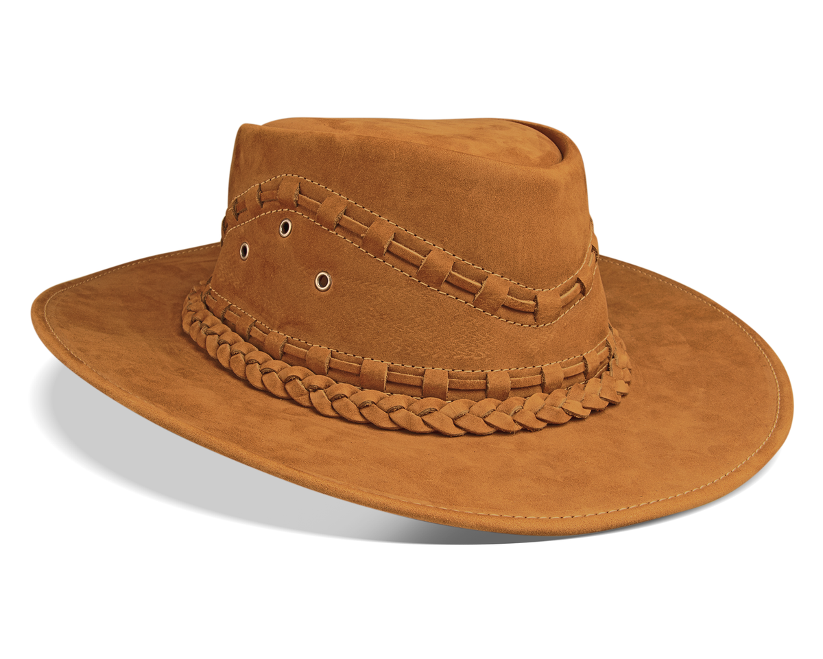 Cowboy Hat Whiskey Western Real Leather for Mens and Womens Western Style - Zalupe