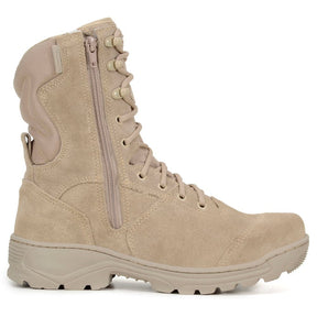 Tactical Boots Sniper Sand Leather Lace Zipper - Zalupe