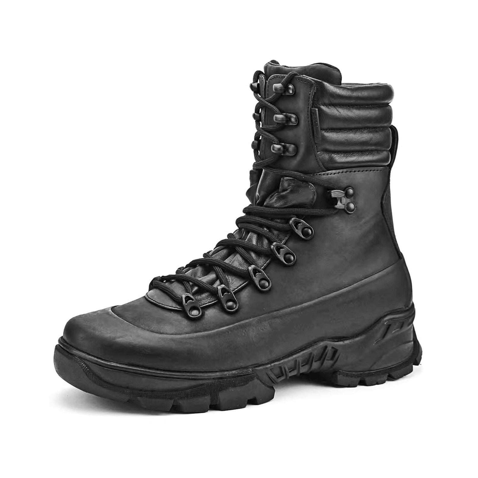 Tactical Boots Waterproof Hunter Black Leather - Zalupe