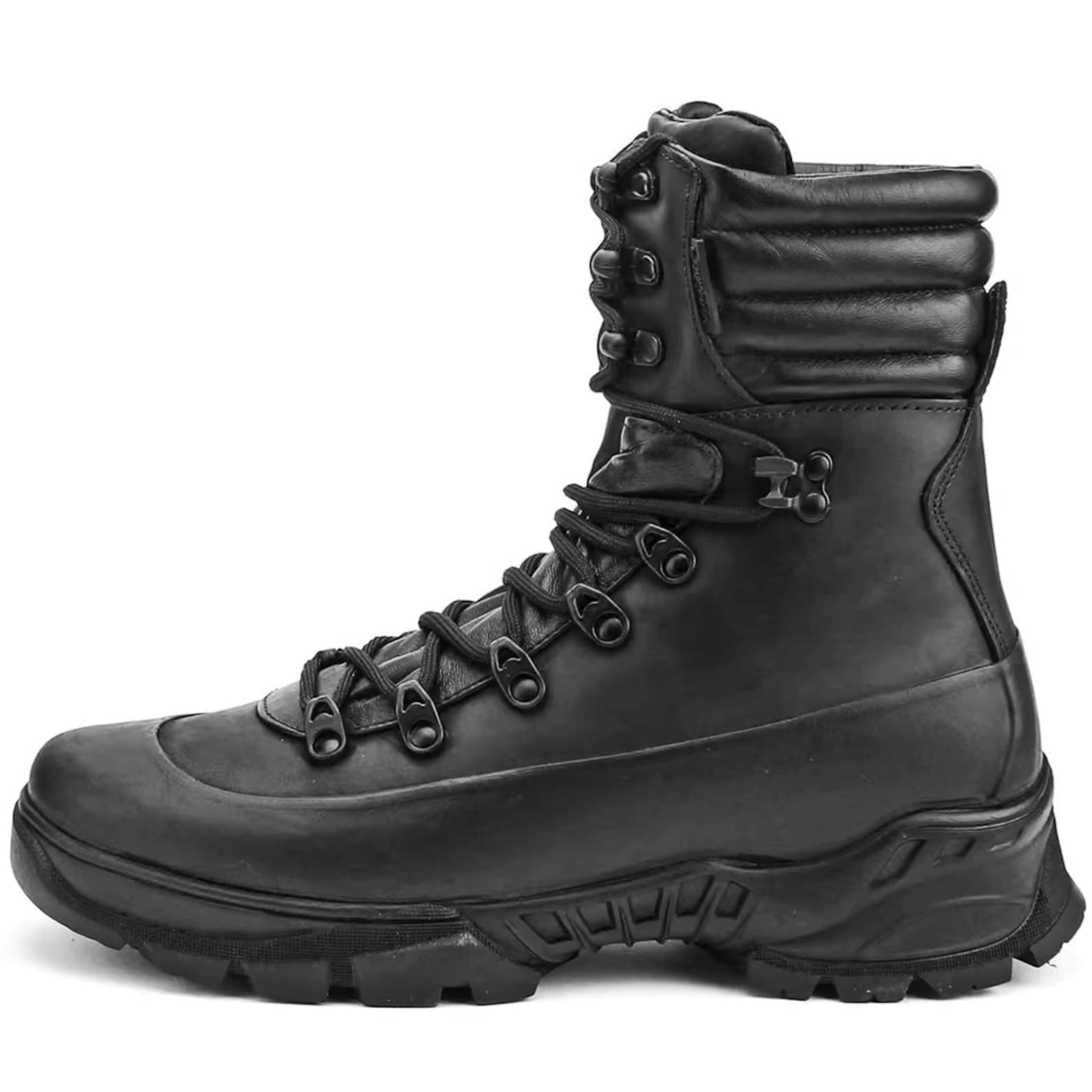 Tactical Boots Waterproof Hunter Black Leather - Zalupe